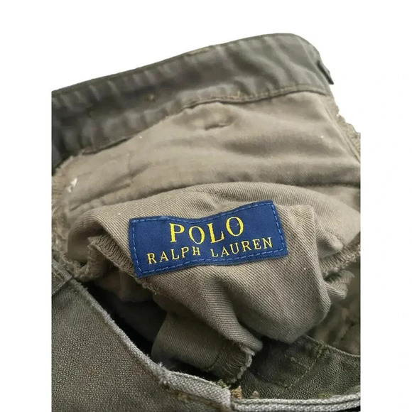 Vintage Polo Ralph Lauren military crew trouser cargo Pants Size 30 - Picture 5 of 9